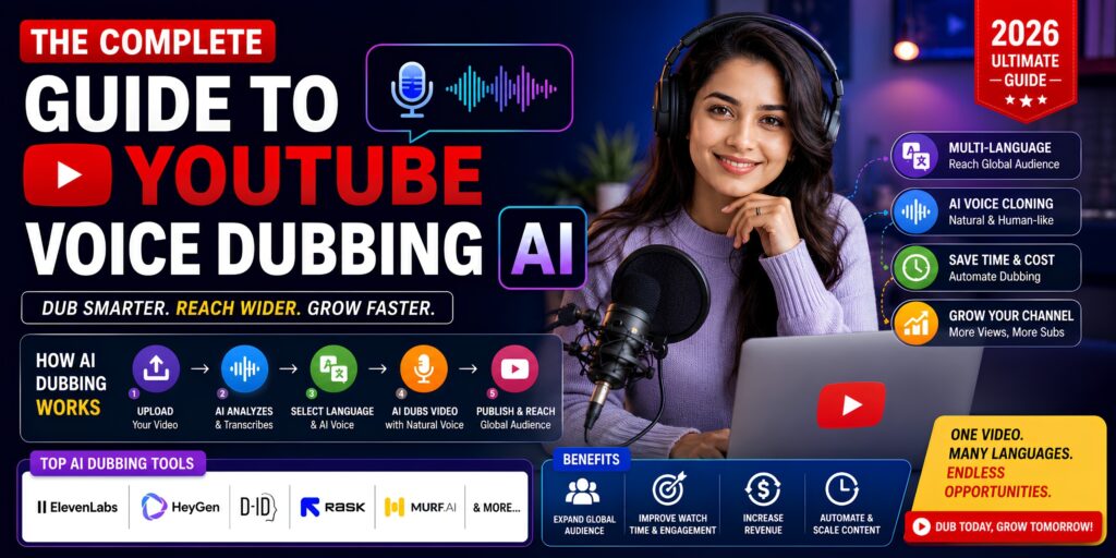 Small YouTuber’s Guide to Global Growth : Voice Dubbing AI