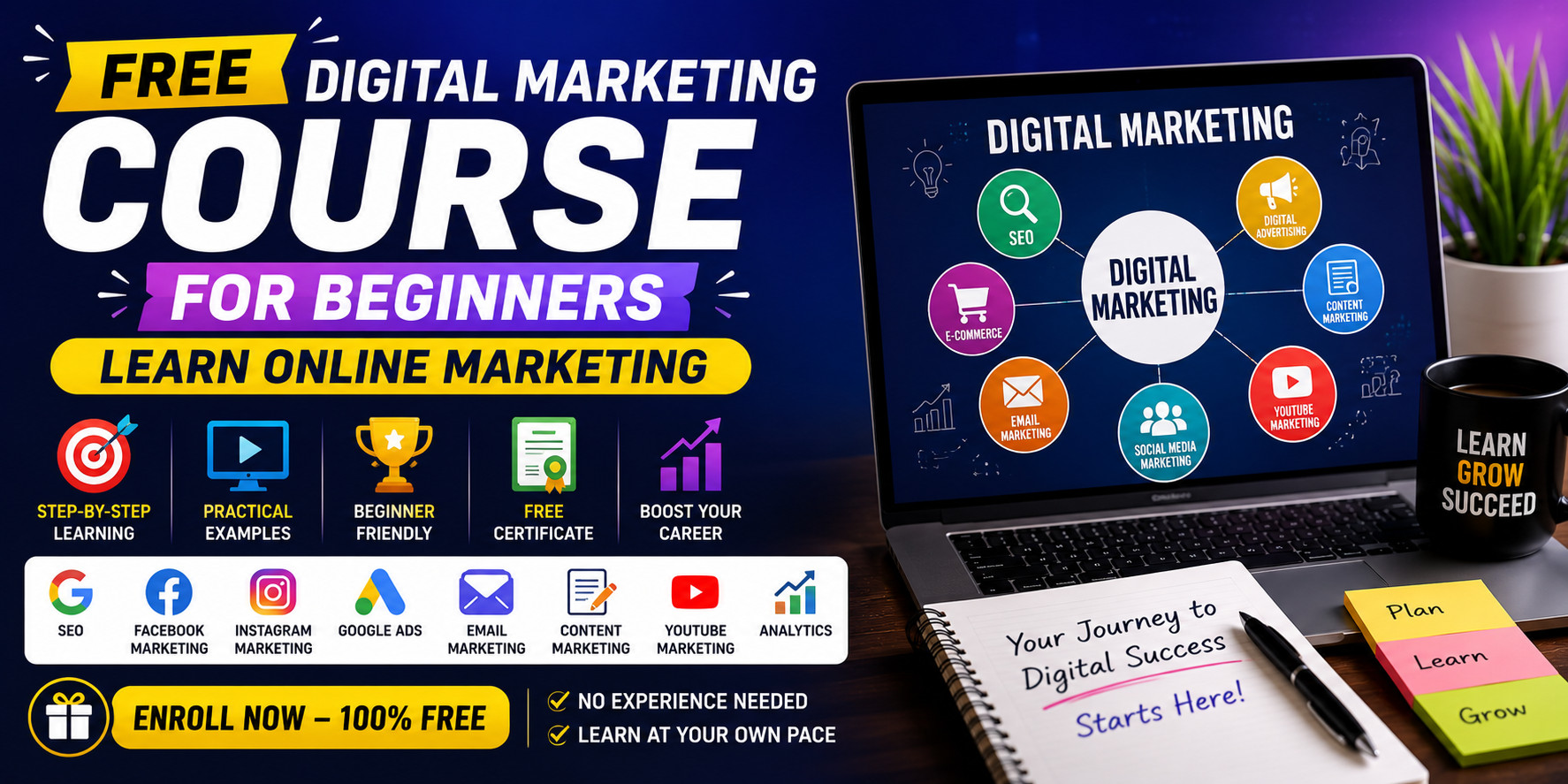 Free Digital Marketing Course for Beginners