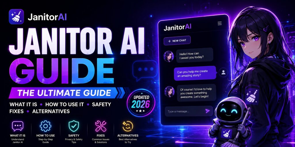 Janitor AI: The Ultimate Guide (What It Is, How to Use It, Safety, Fixes & Alternatives)